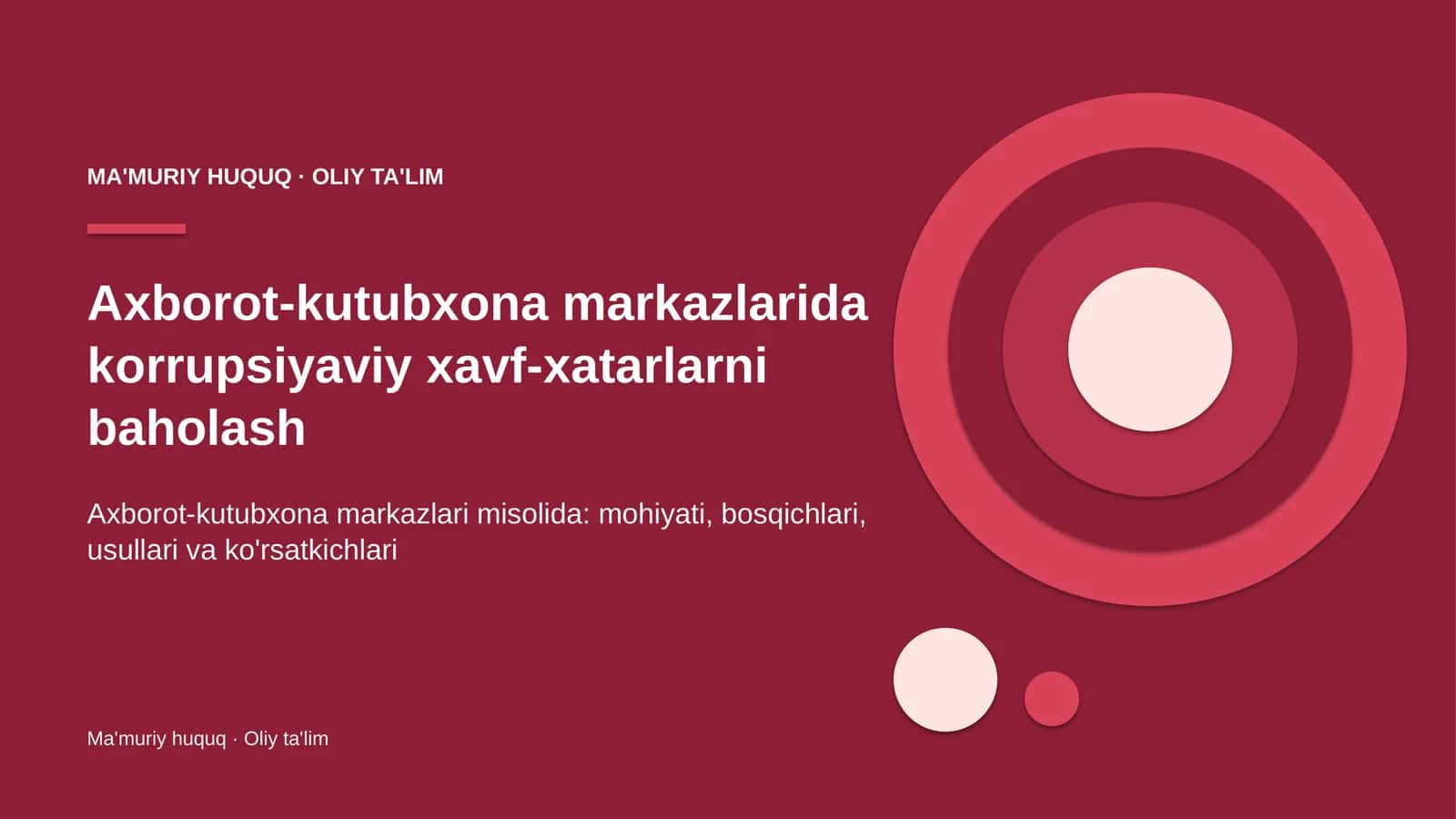 Korrupsiyaviy xavf-xatarlarni baholash: mohiyati 1