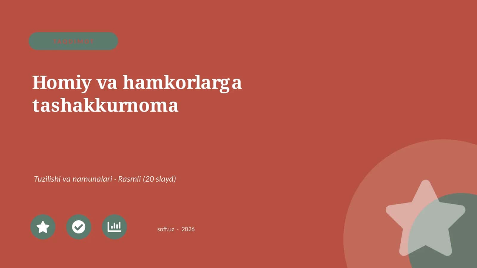 Homiy va hamkorlarga tashakkurnoma 1