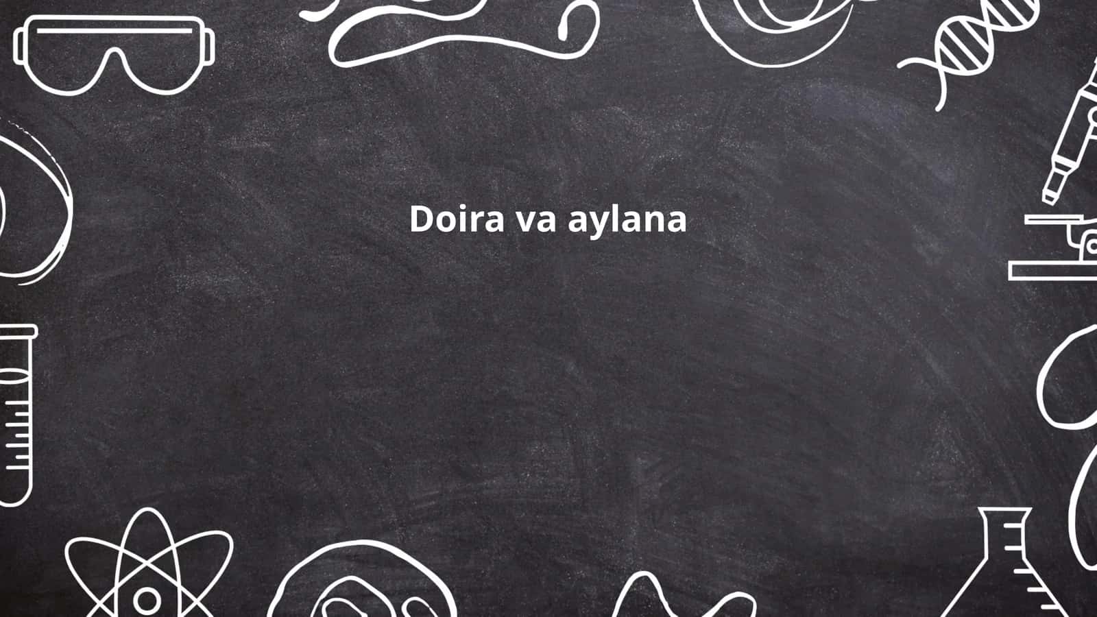 Doira va aylana 1