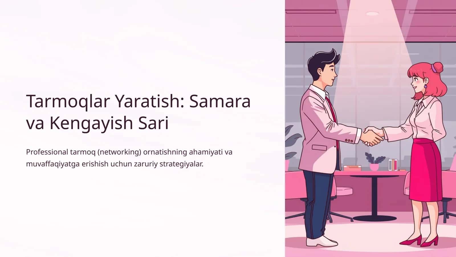 Tarmoqlar Yaratish: Samara va Kengayish Sari 1