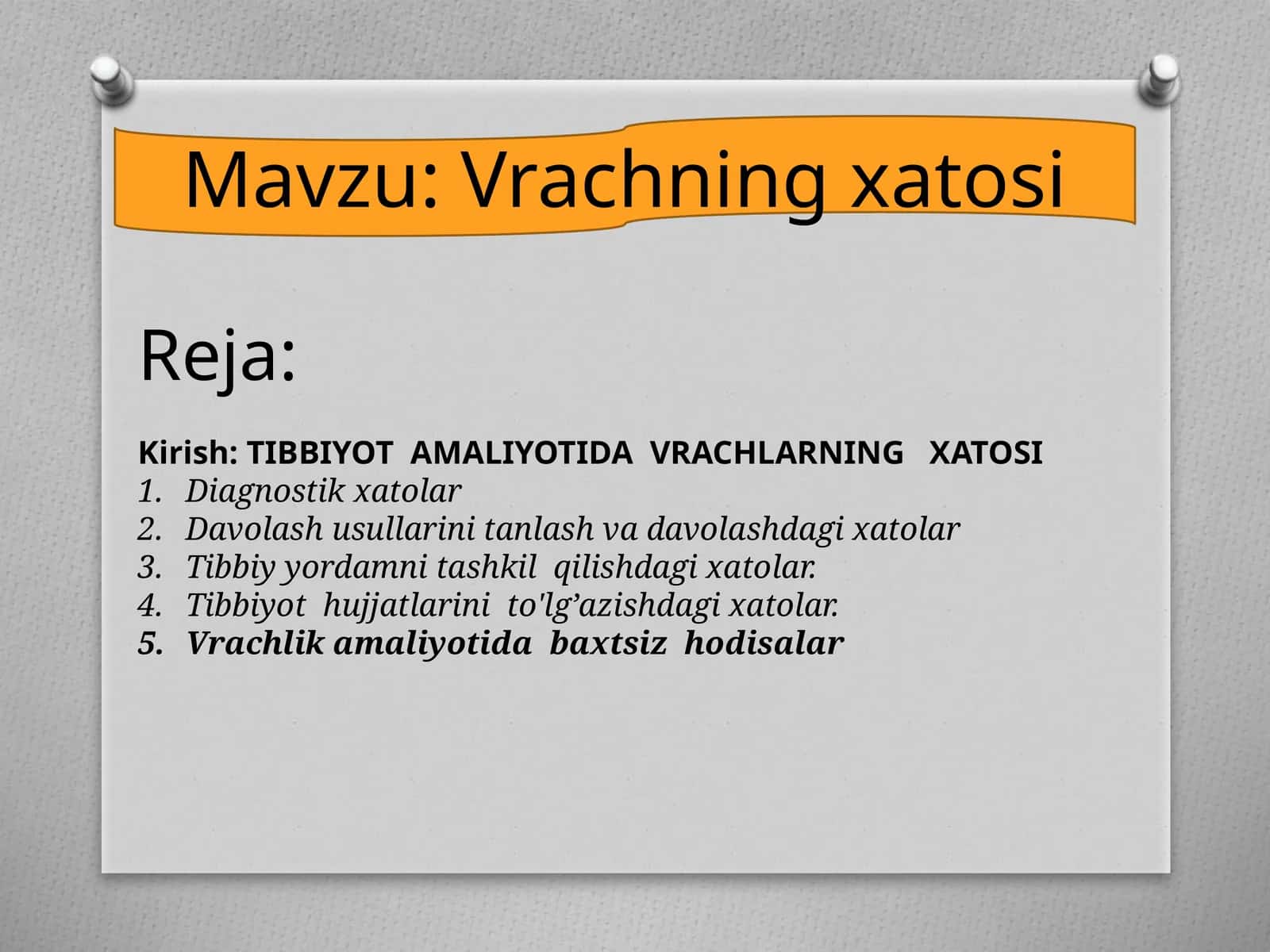 Vrachning xatosi 1