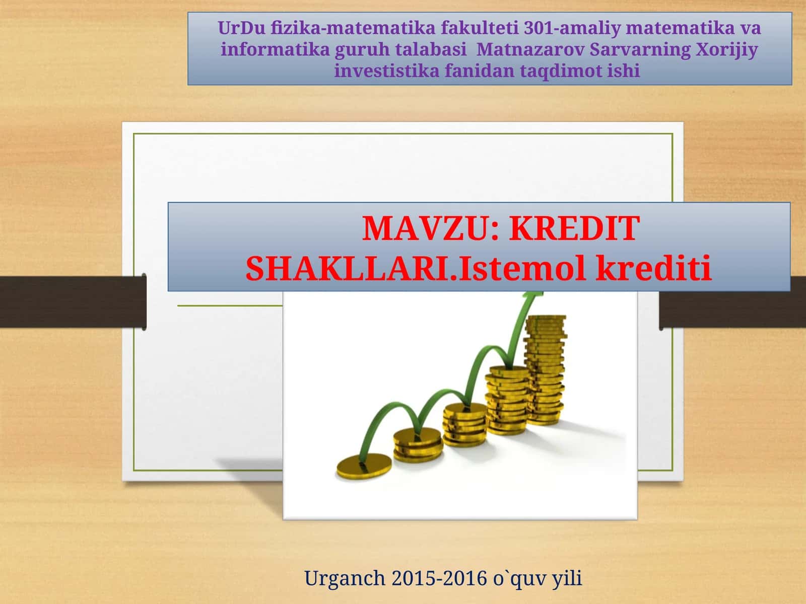 KREDIT SHAKLLARI.Istemol krediti 1