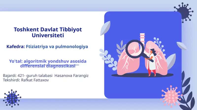 Ftiziatriya va Pulmonologiya 1