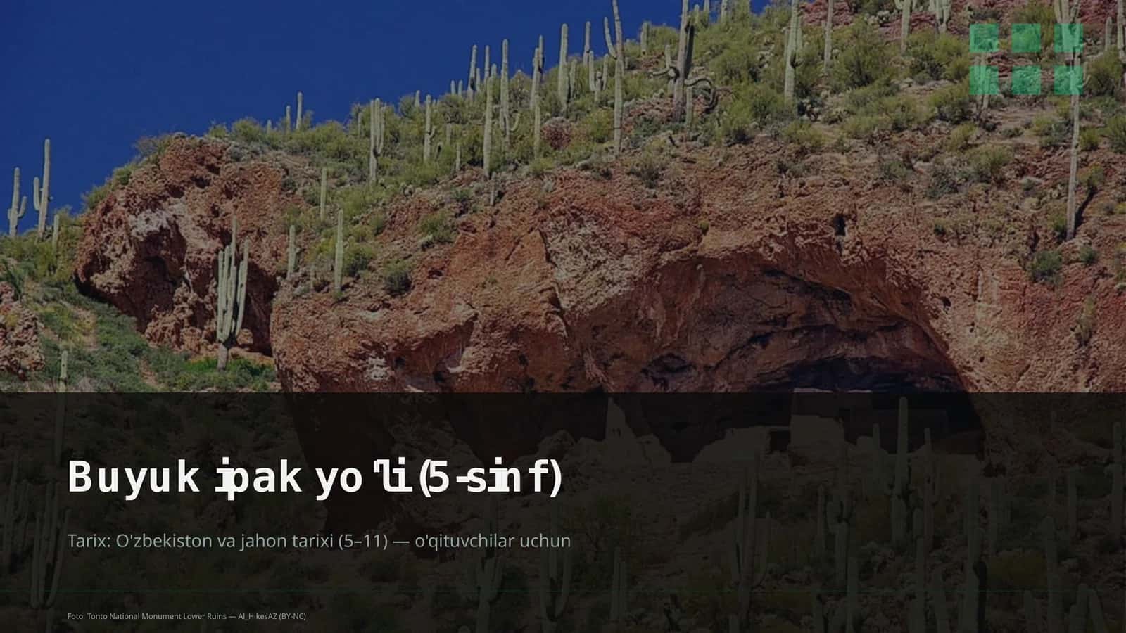 Buyuk ipak yo'li (5-sinf) 1