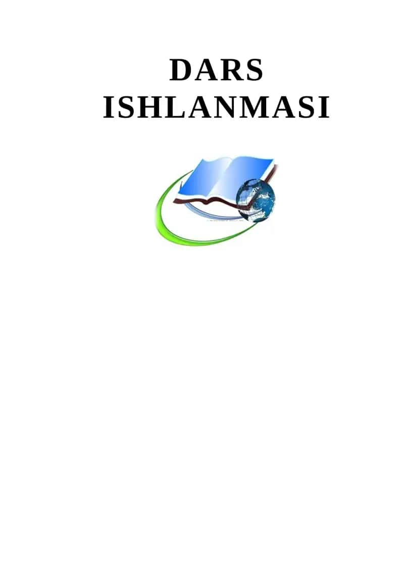Hid va ta`m bilish organlari. DARS ISHLANMASI 1