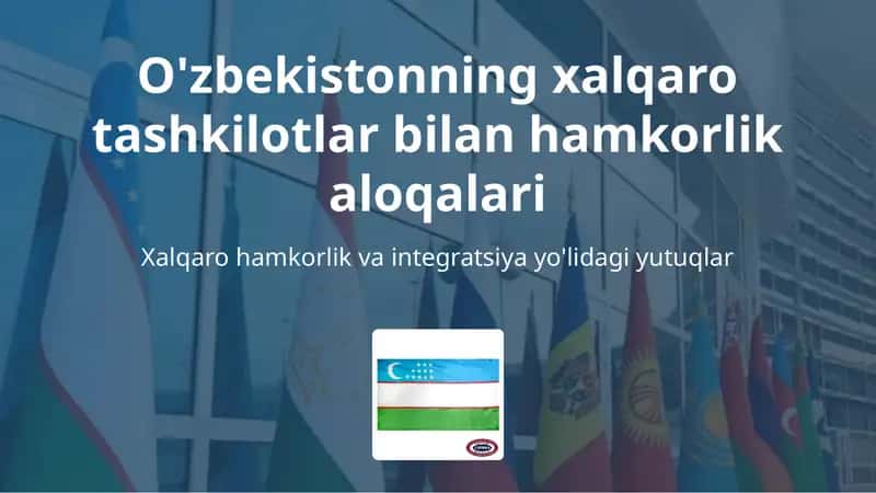 Xalqaro Tashkilotlar bilan Hamkorlik Aloqalari 1