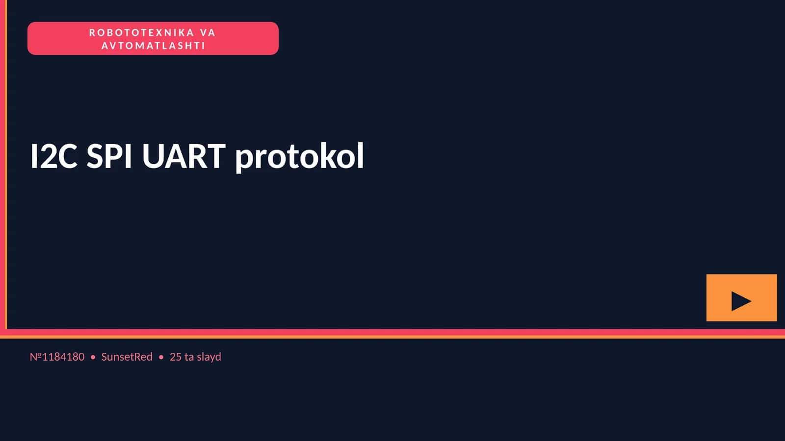 ROBOTOTEXNIKA VA AVTOMATLASHTI 1