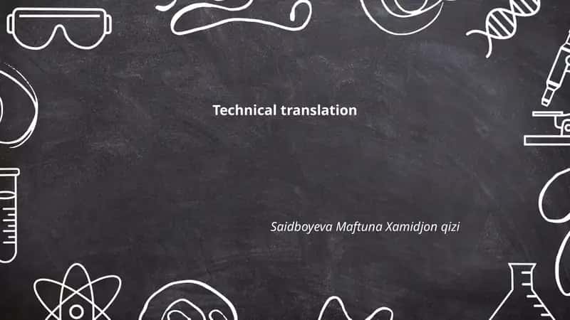 Terminology management for technical translation 1