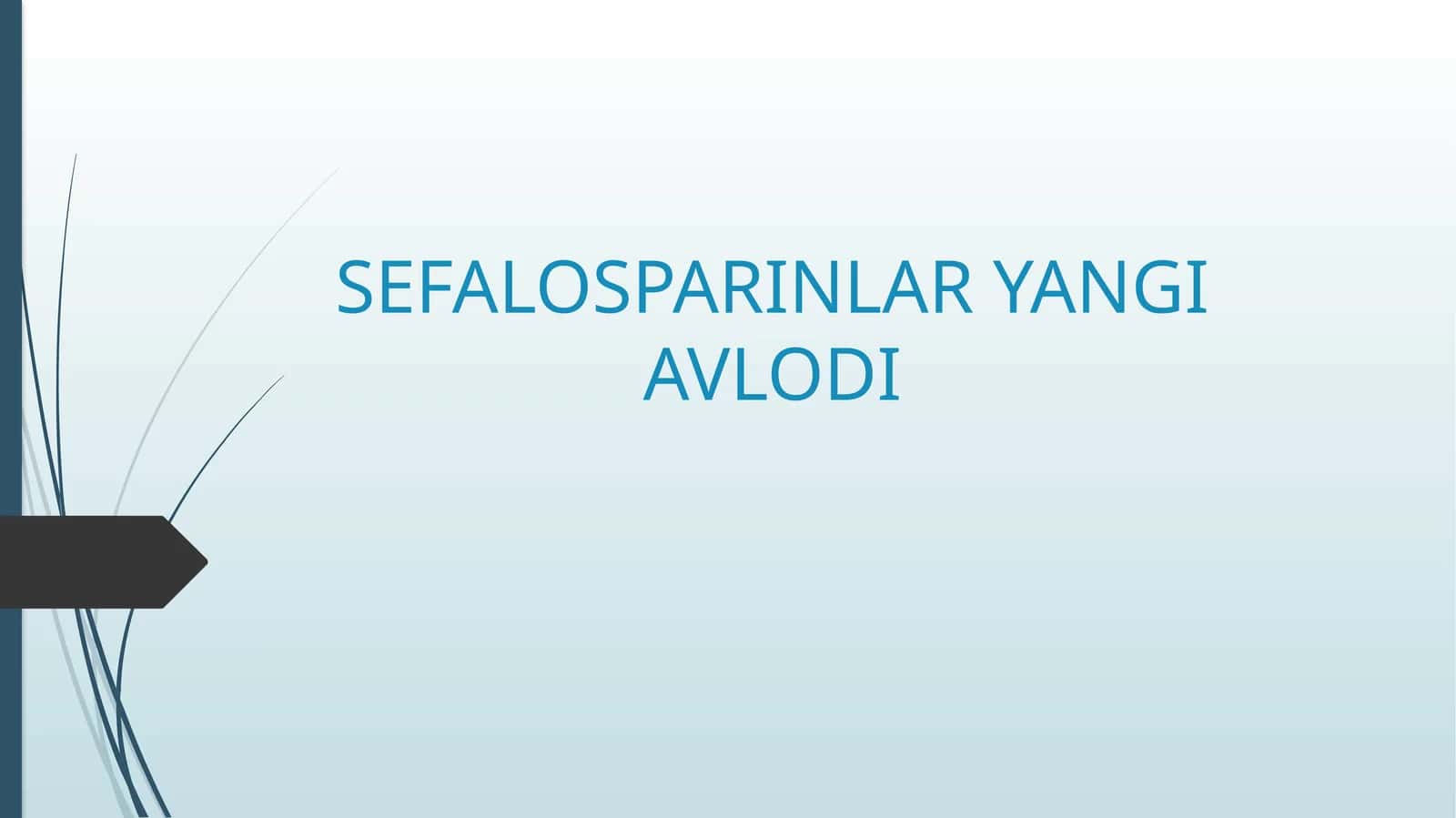SEFALOSPARINLAR YANGI AVLODI 1