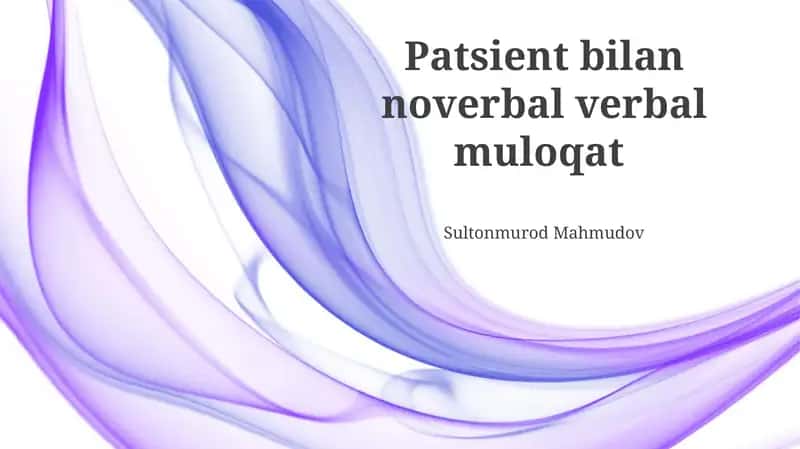 Noverbal Muloqotning Ta'siri 1