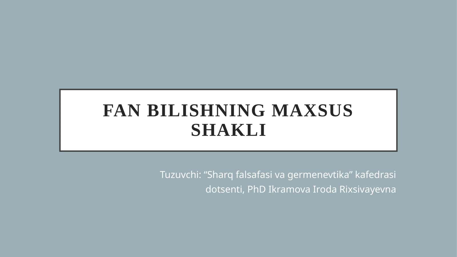 FAN BILISHNING MAXSUS SHAKLI 1