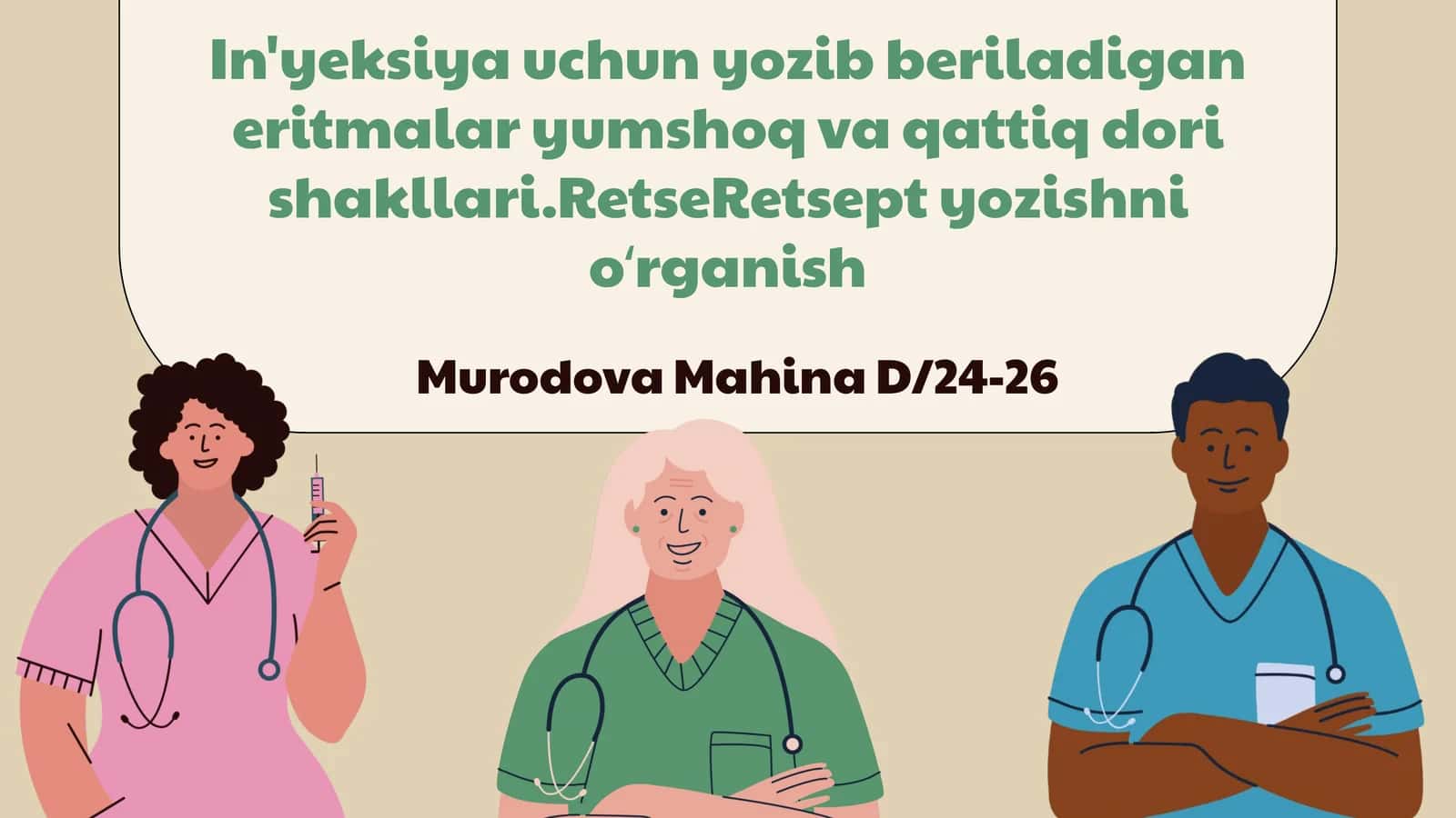 Dori shakllarining turlari va ularning afzalliklari 1