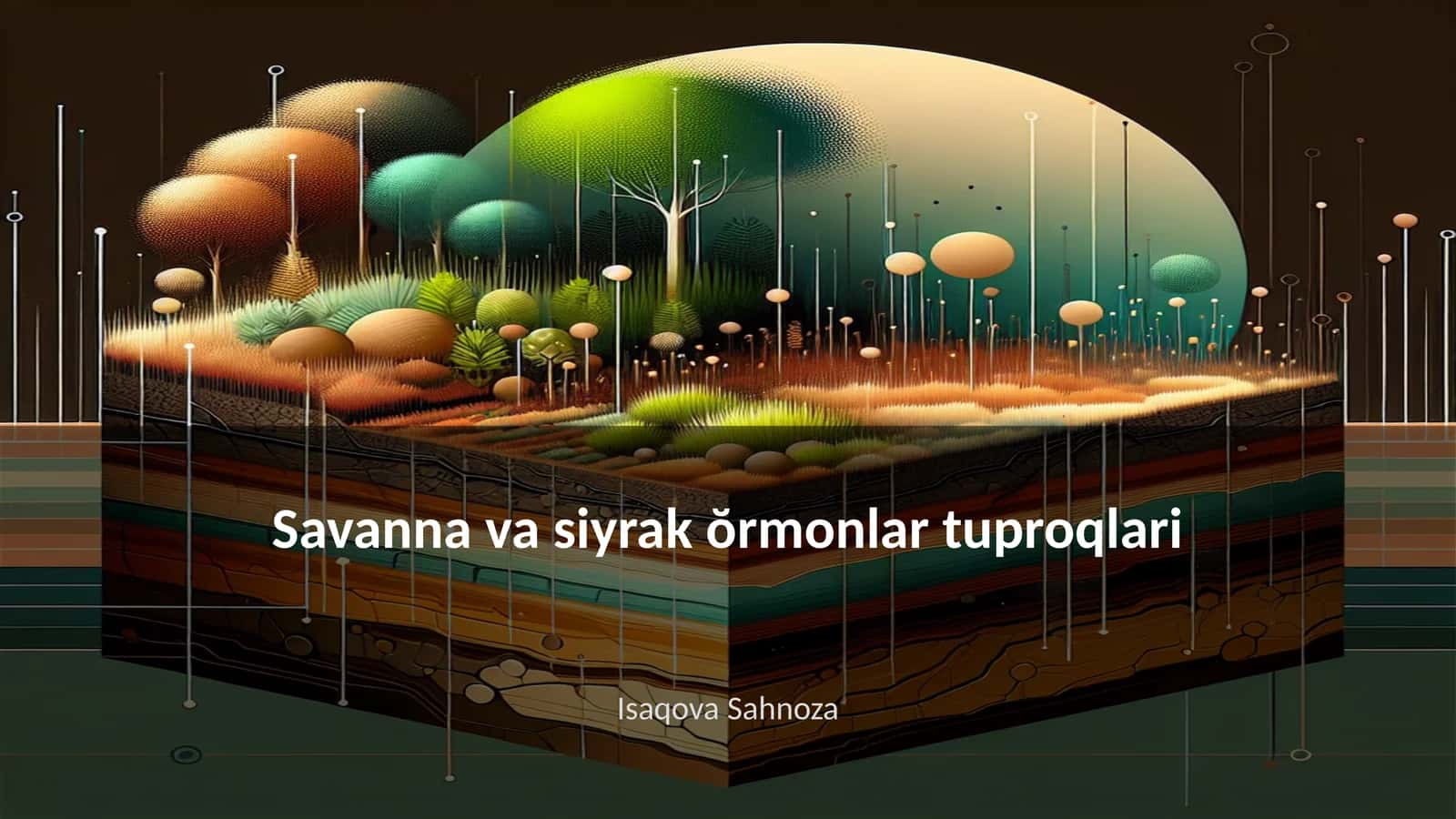 Savanna va siyrak ŏrmonlar tuproqlari 1