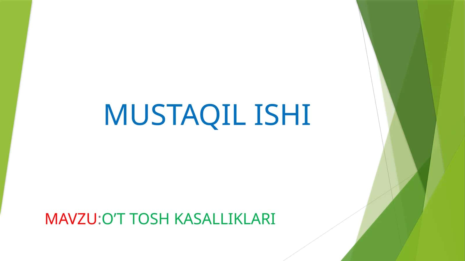 O't tosh kasalliklari 1