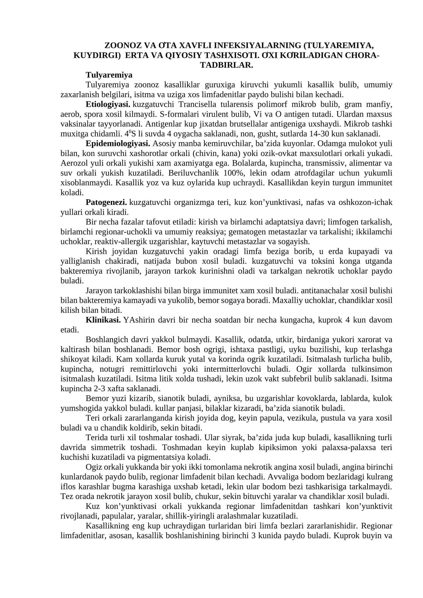 Tulyaremiya 1