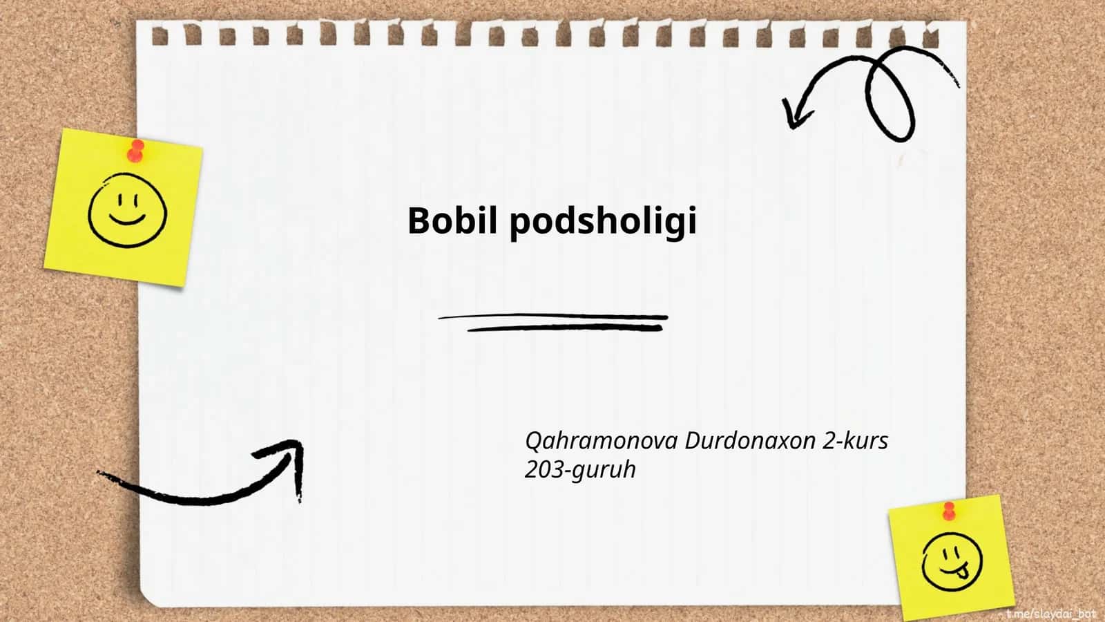 Bobil podsholigi 1