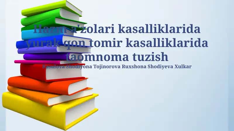 Ovqat hazm qilish kasalliklarida dietoterapiya 1