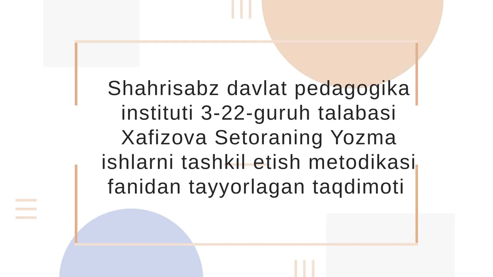 Dialektal xatolar va ularni bartaraf etish yoʻllari 1