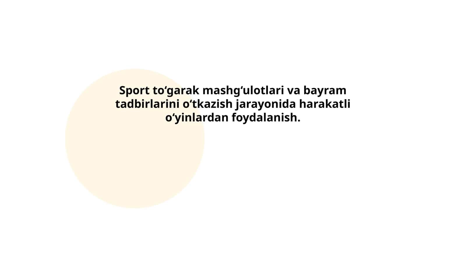 Harakatli o‘yinlar asoslari 1