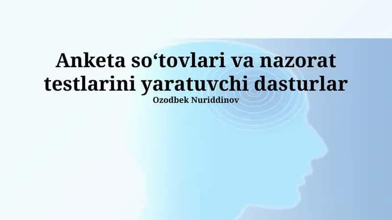 Muvaffaqiyatli qo'llanmalar 1
