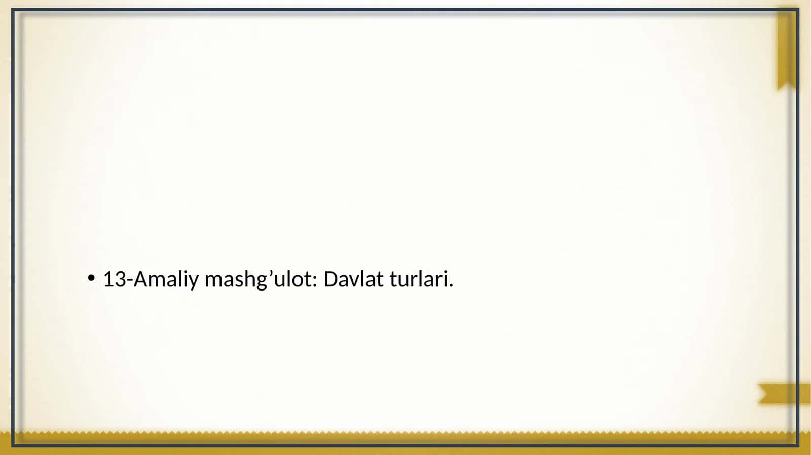 Davlat turlari 1