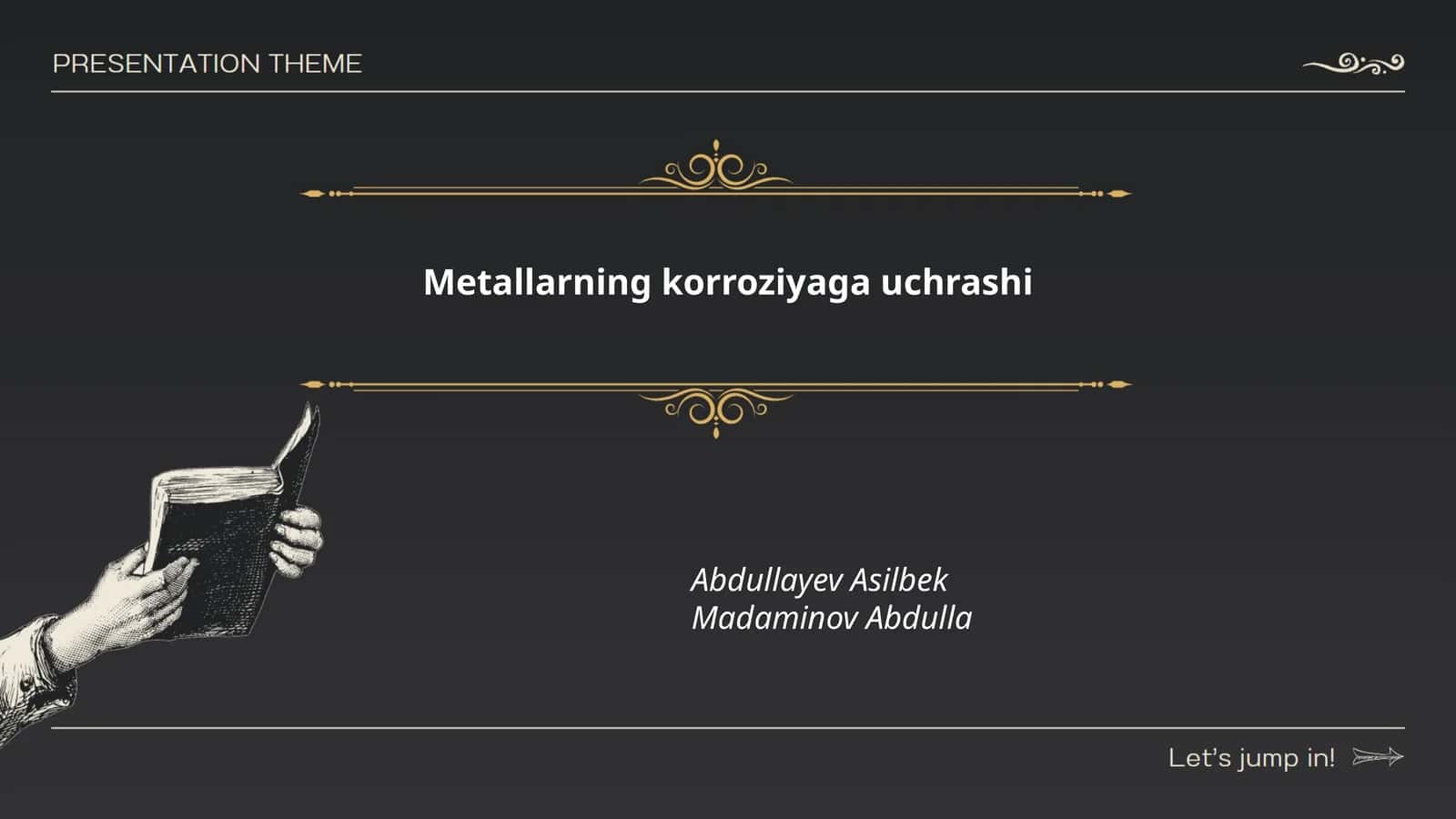 Metallarning korroziyaga uchrashi 1