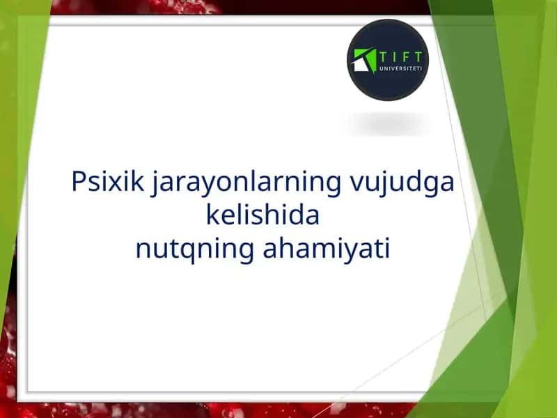 Nutqning O'zaki Vayoz maravi 1