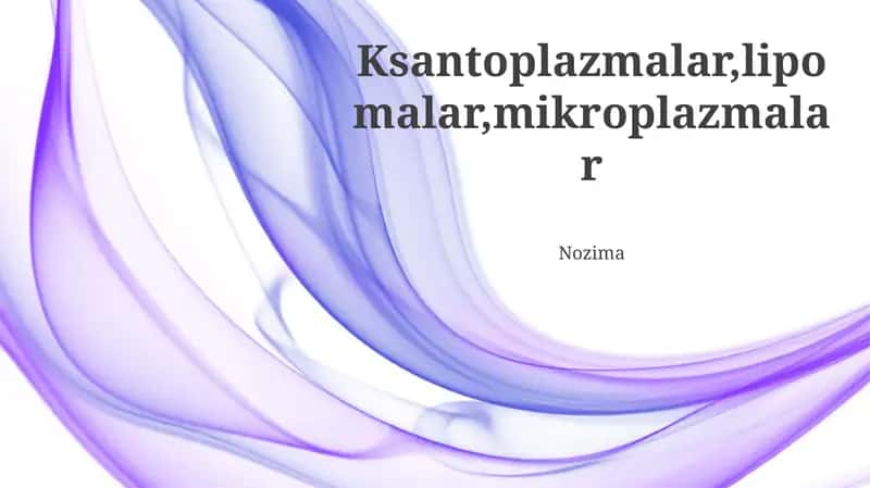 Lipomalar: Klinik ko'rinishi va diagnostikasi 1