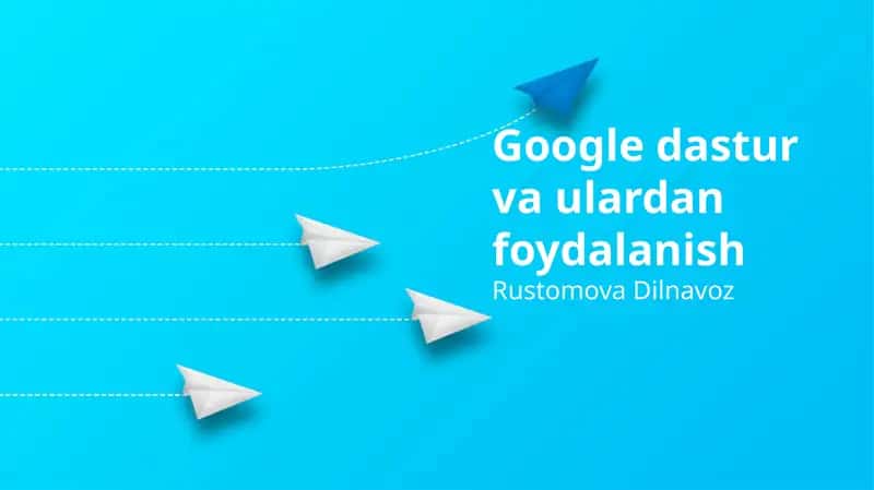 Google dasturlari 1