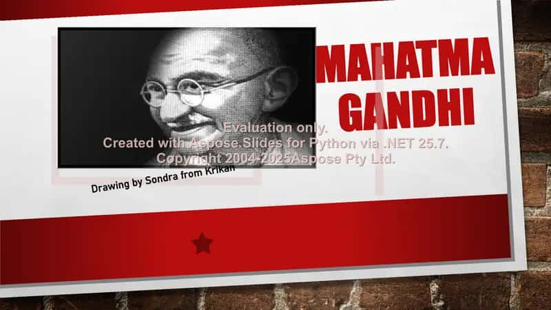 Mahatma Gandhi 1