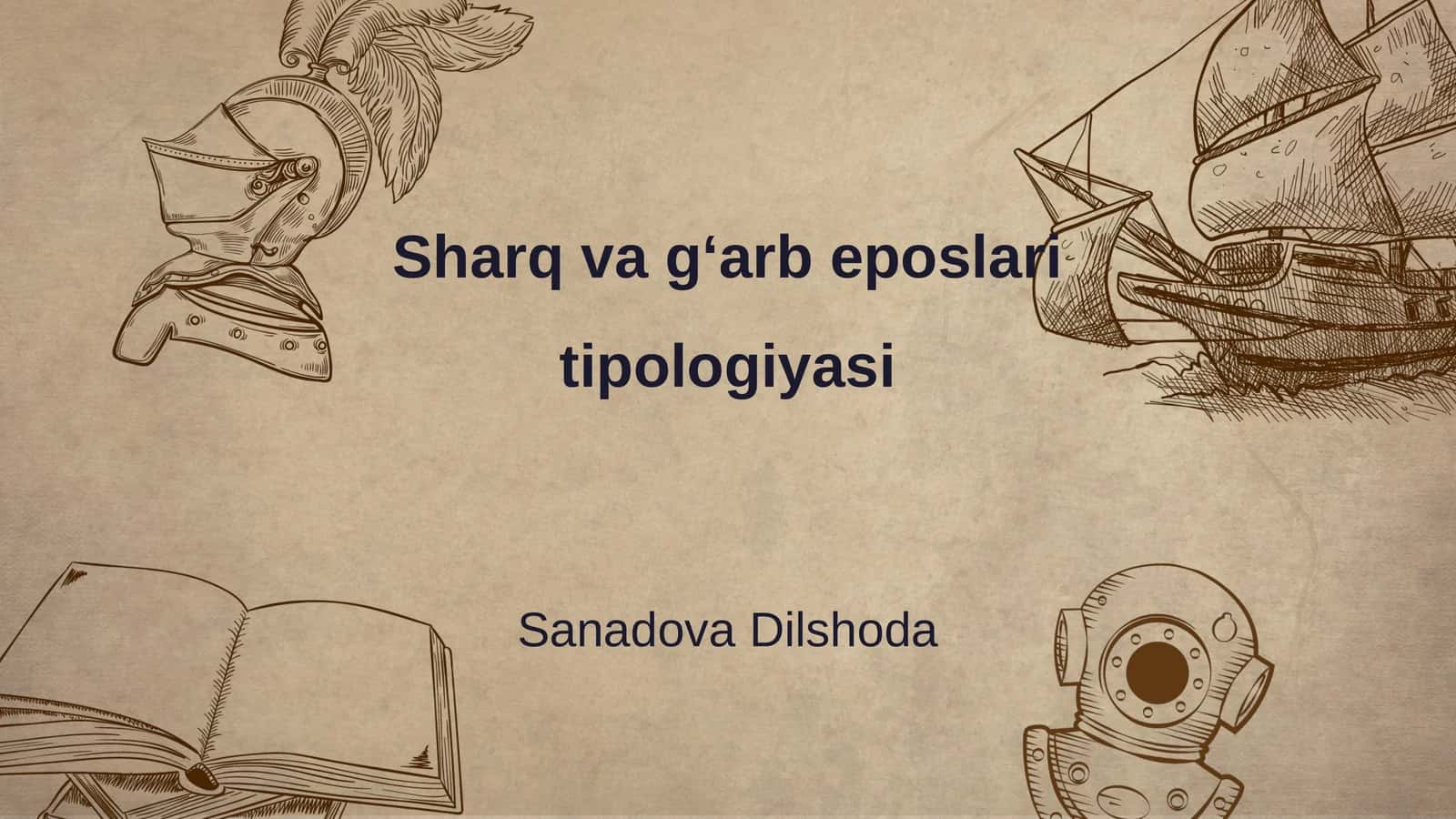 Epos tushunchasi va tarixi 1