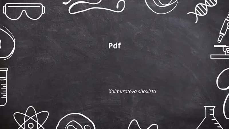 PDF format nima? 1