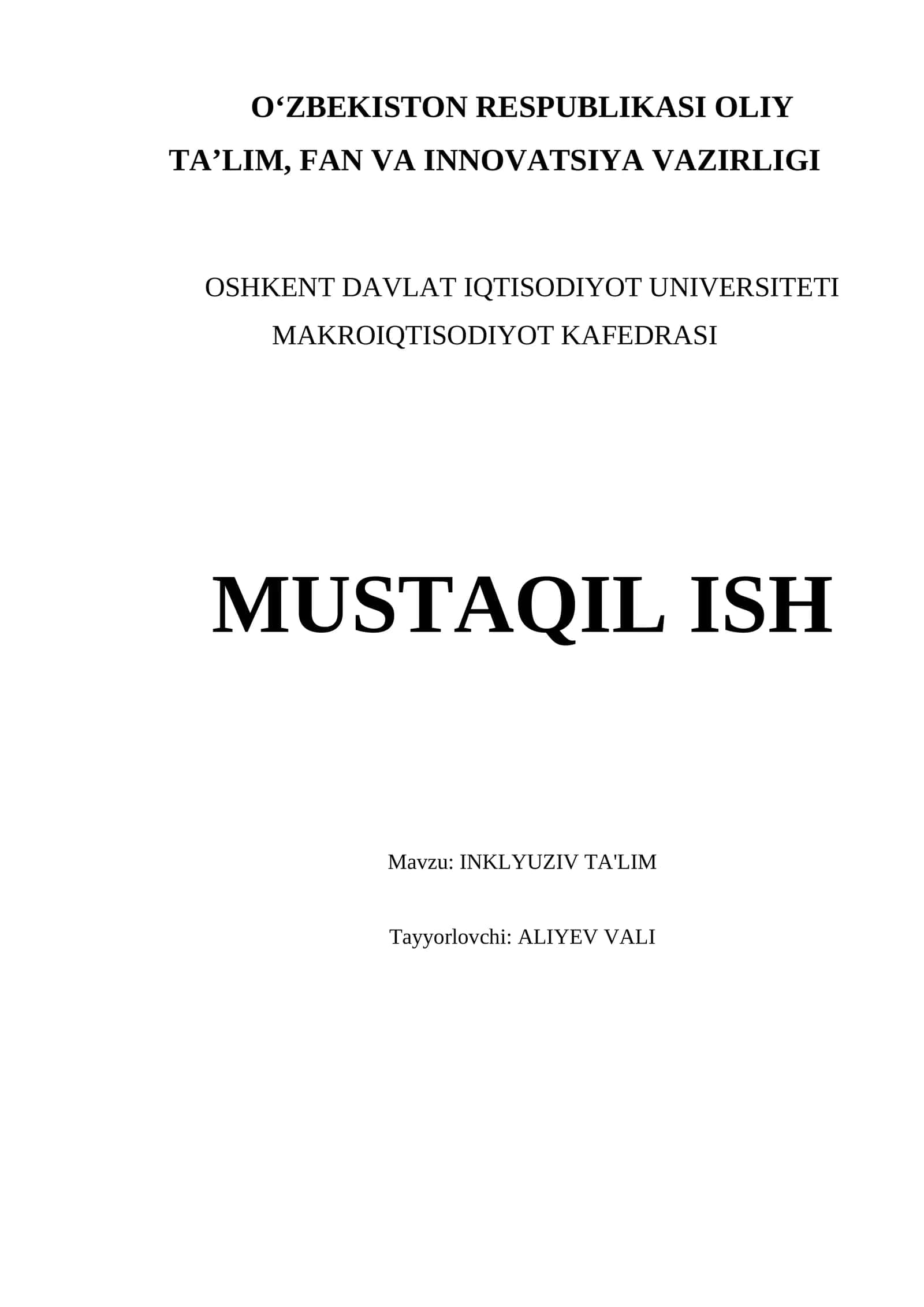 INKLYUZIV TA'LIM 1