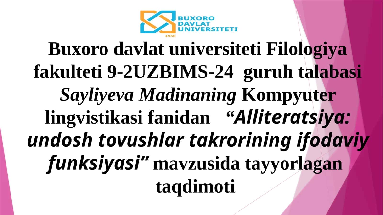 Alliteratsiya:undoshtovushlartakroriningifodaviyfunksiyasi 1