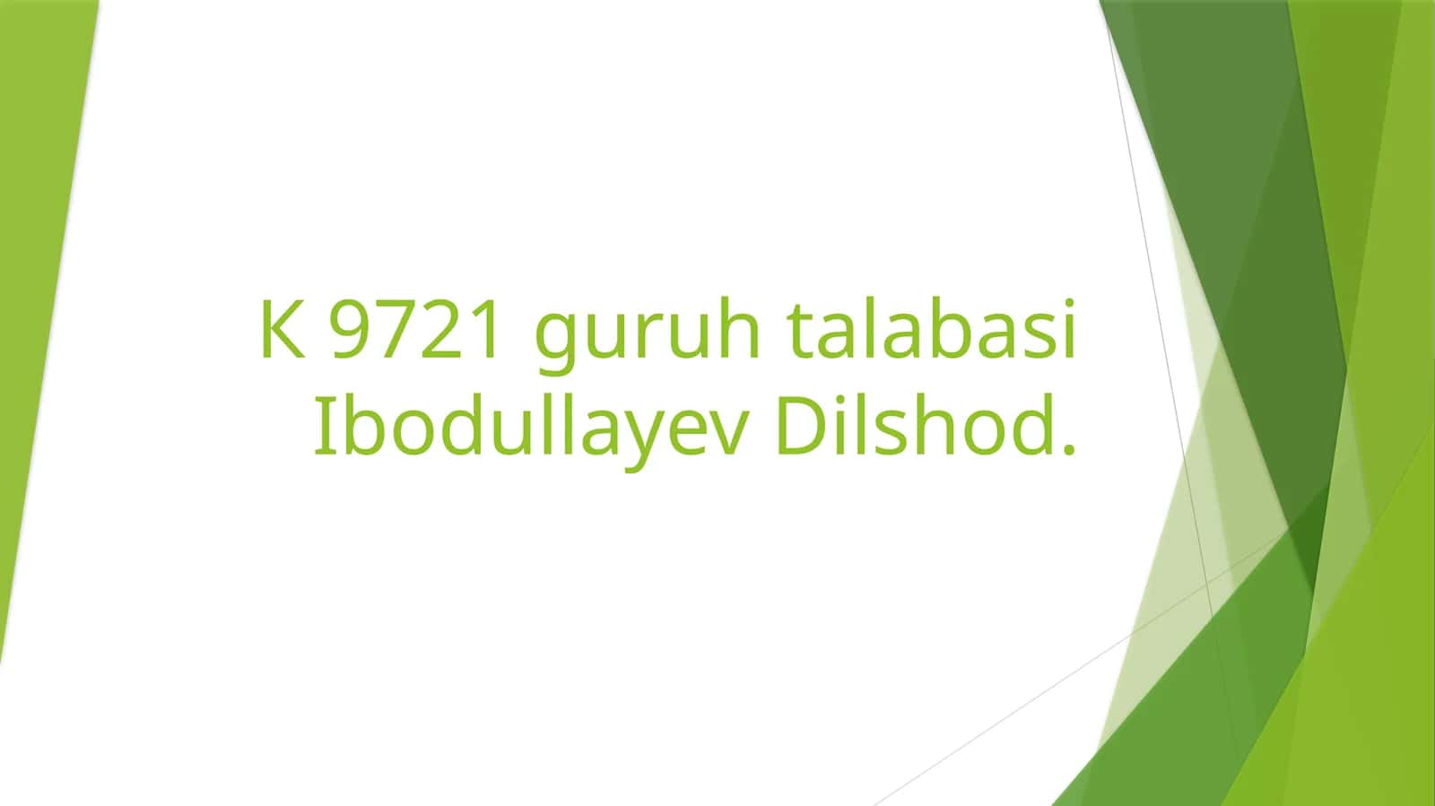GES haqida tushunchalar 1