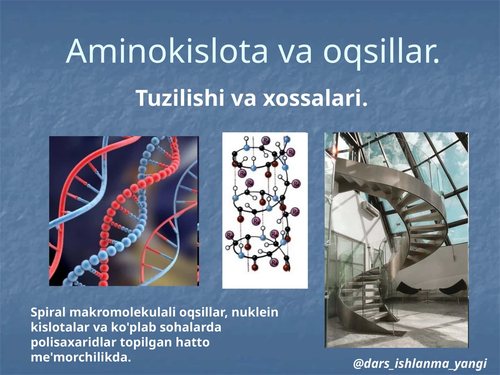 Aminokislota va oqsillar 1