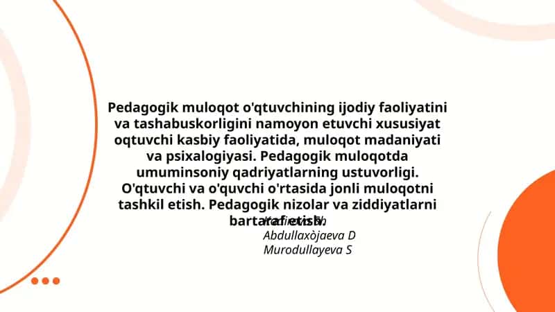 Pedagogik Muloqot 1