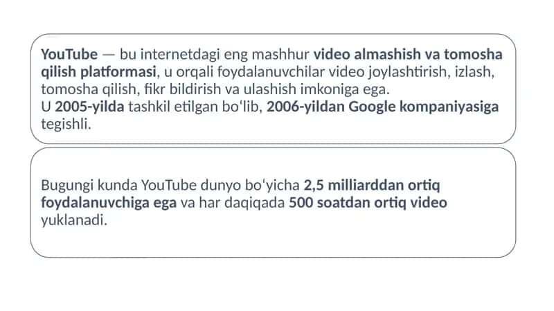 Raqamli Tarix You tube 1