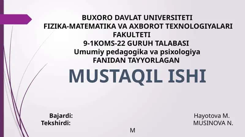 Kuzatish suhbat inson faoliyatini tahlil qilish pedagogik metodlar sifatida 1