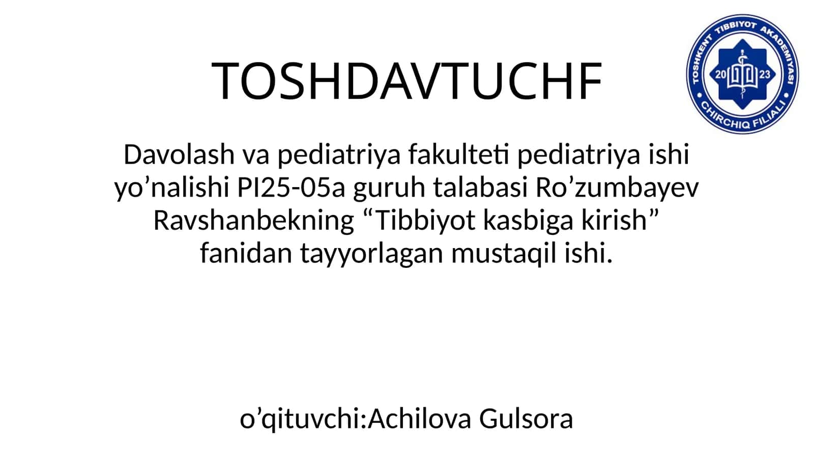 TOSHDAVTUCHF 1