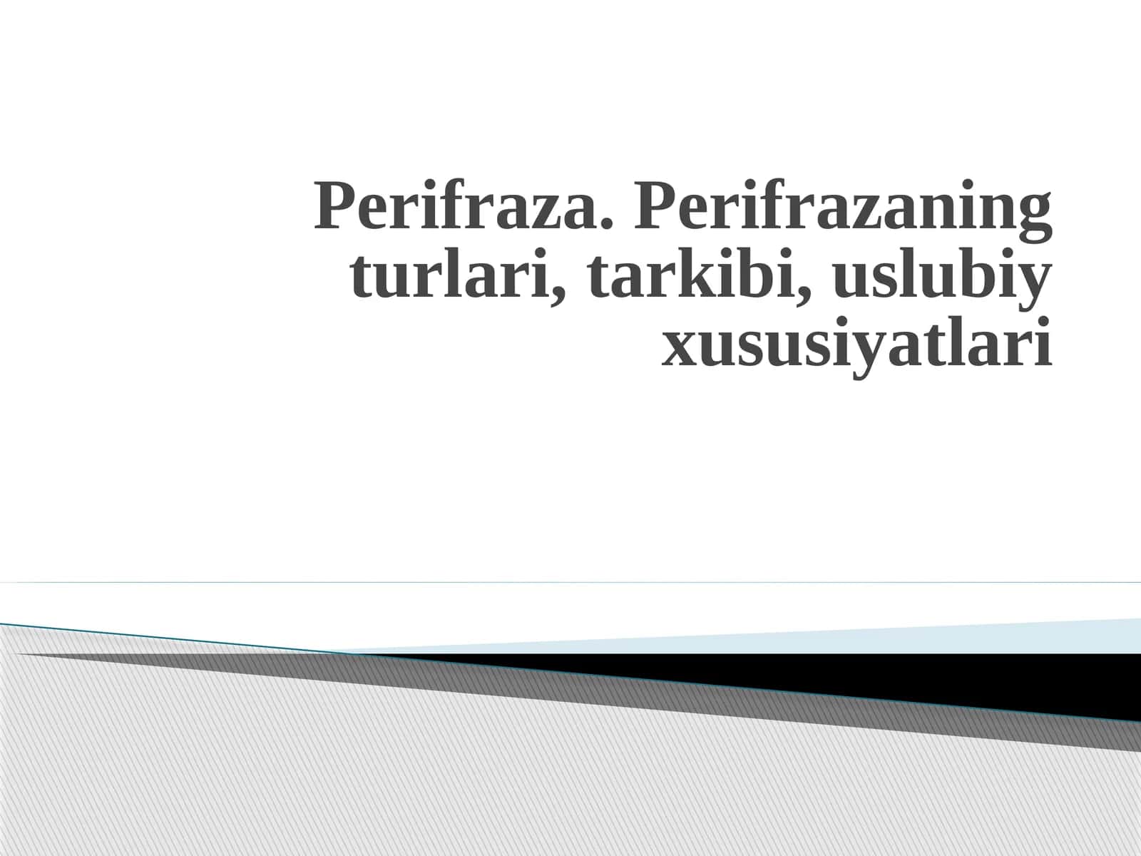 perifraza 1