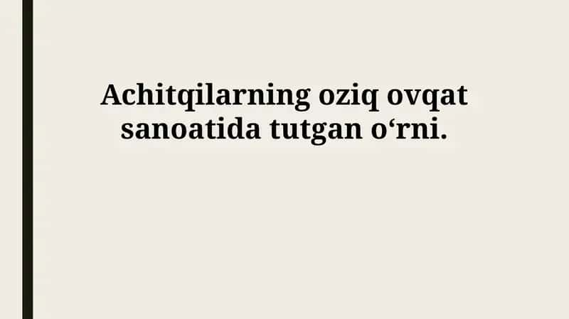 Oziq-ovqat qo'shimchalari 1