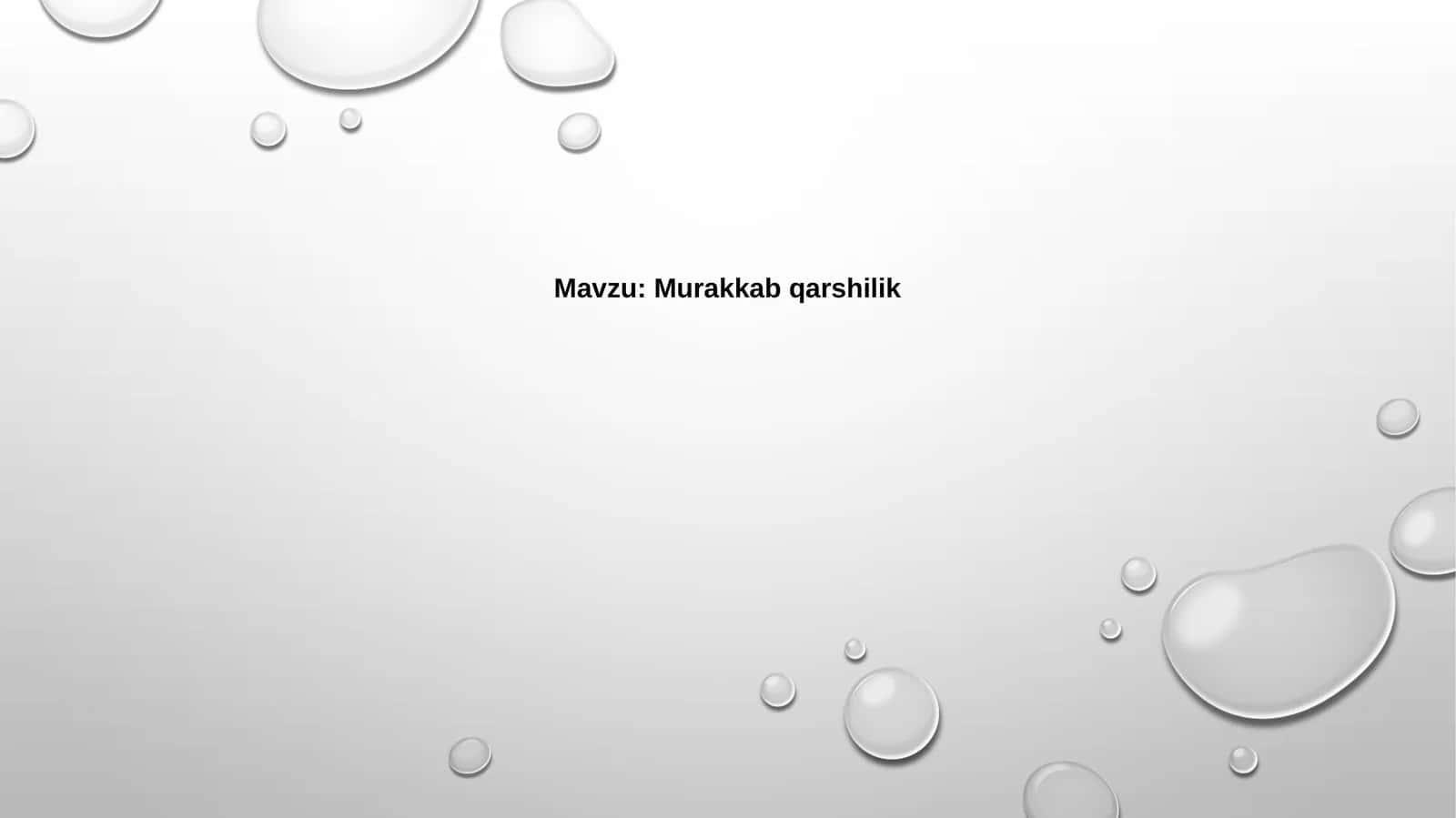 Kompleks qarshilik 1