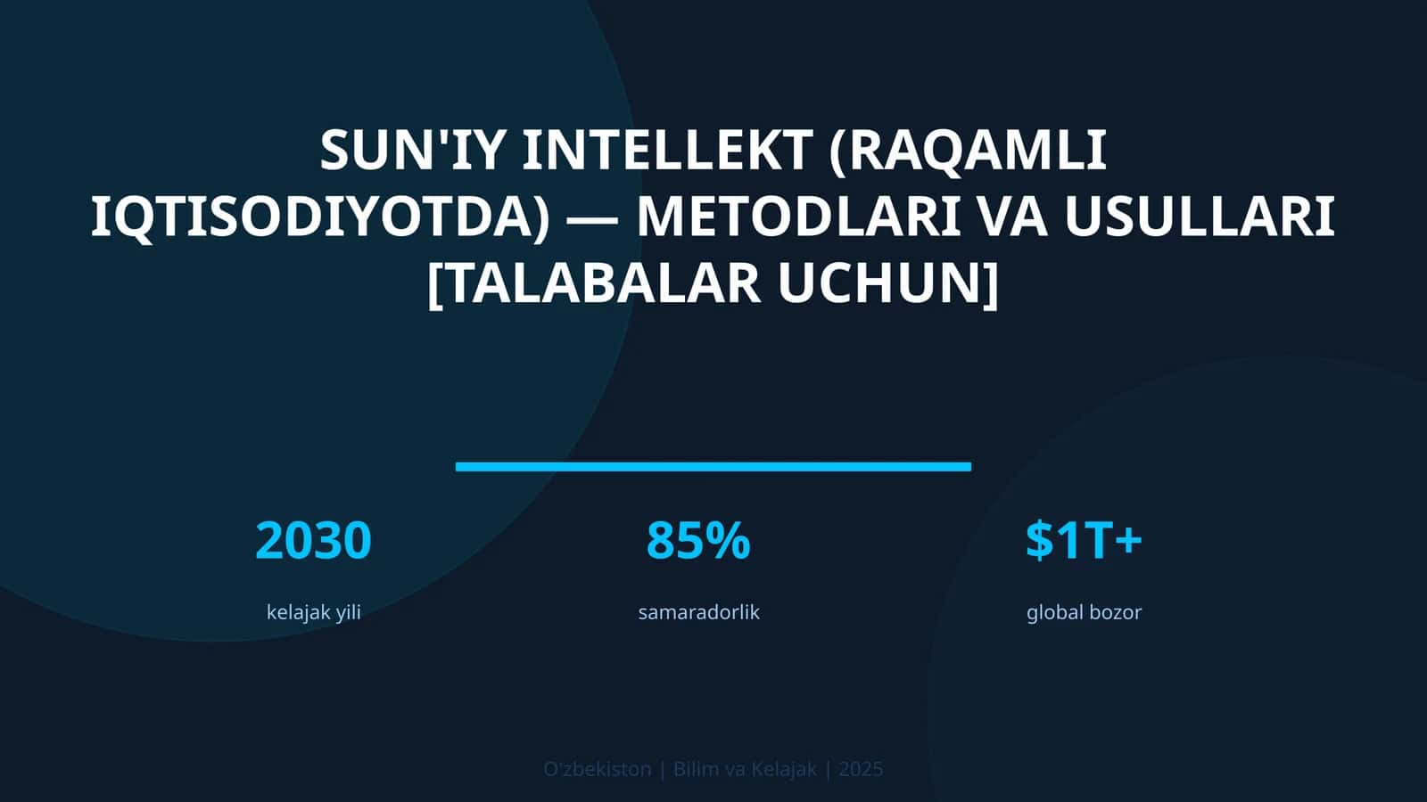 Sun'iy intellekt (raqamli iqtisodiyotda) — metodlari va usullari [talabalar uchun] 1