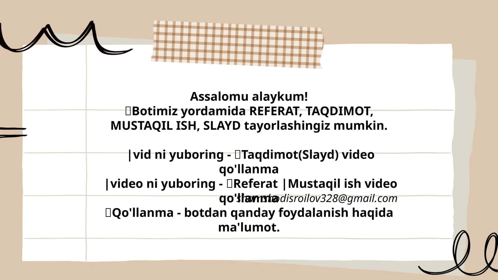Referat, Taqdimot, Mustaqil Ish, Slayd tayyorlash 1