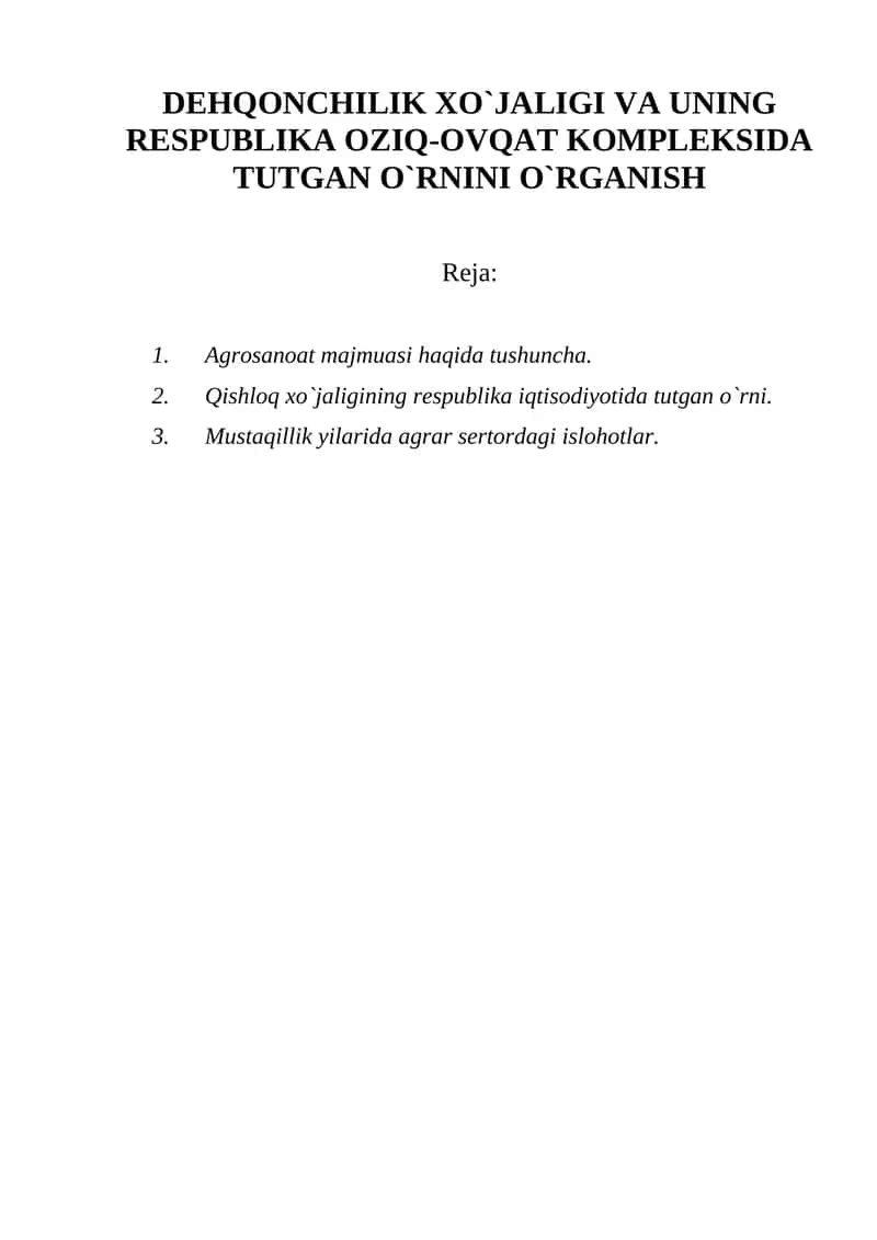 Agrosanoat majmuasi 1