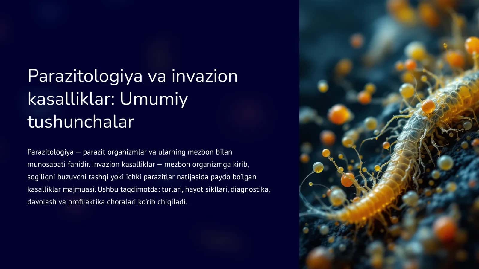 Parazitologiya va invazion kasalliklar 1