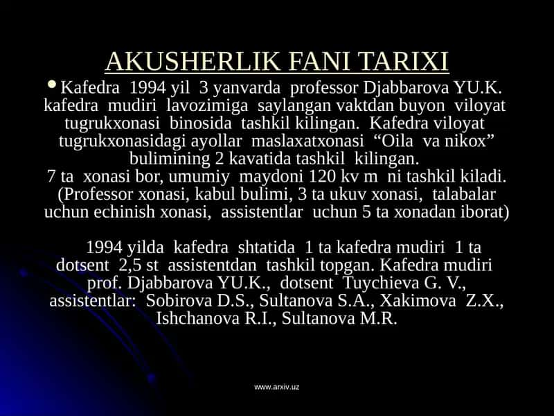 AKUSHERLIKFANITARIXI 1