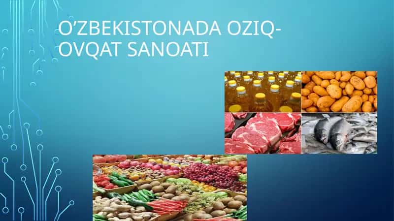 Oziq ovqat sanoati 1