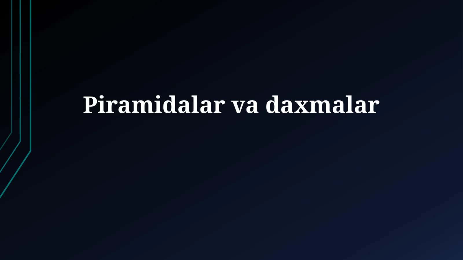 Piramidalar va Kriptalar: Ta'riflar, Turlari va Tarixiy Ahamiyati 1